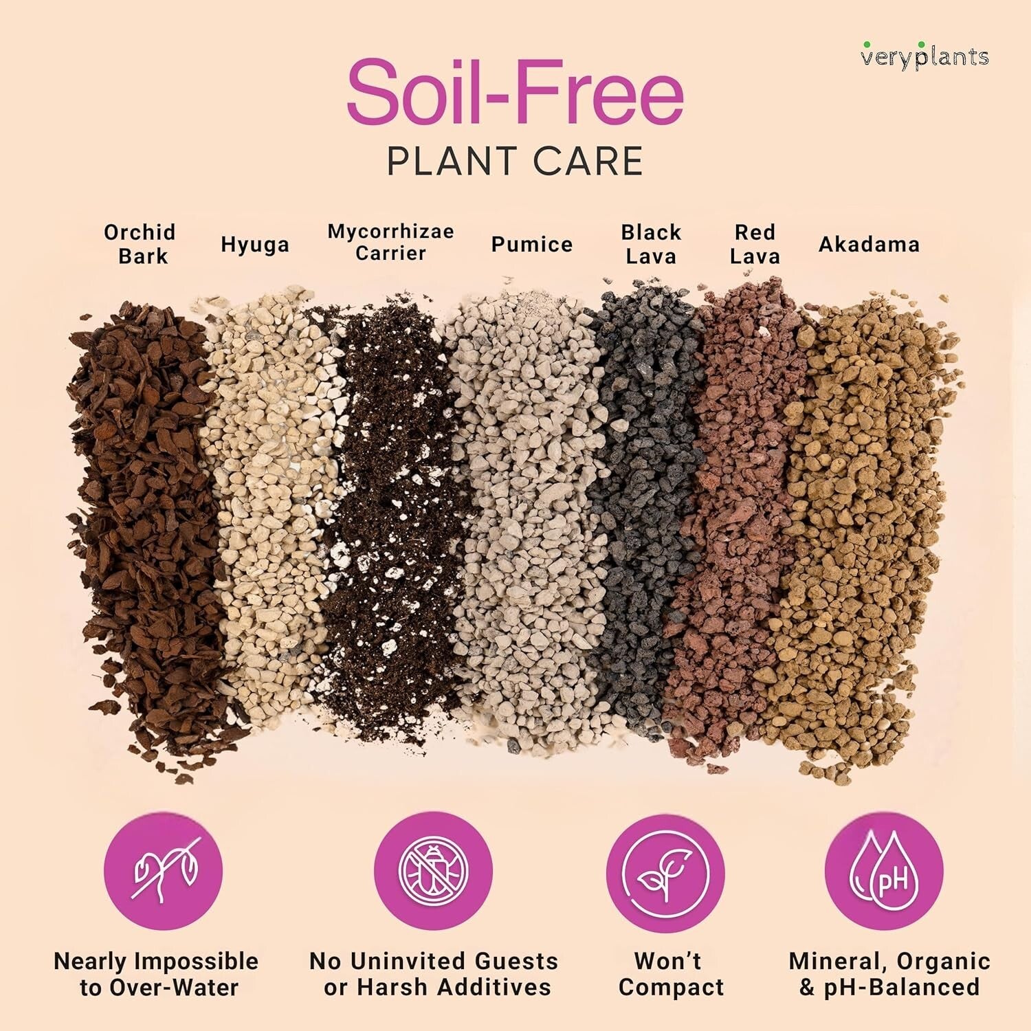 Molly's Premium Succulent Mix - Gritty Soilless Soil for Cacti & Bonsai 5 Quarts