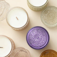 Load image into Gallery viewer, Eco-Friendly Lavender Suede Candle - Long Burning Luxury for Home Aromatherapy