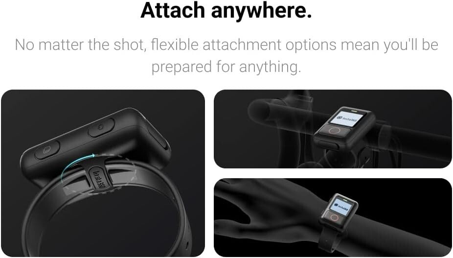 Smart GPS Remote for Action Cameras - Bluetooth Control with Metadata Recording