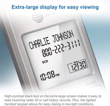 Load image into Gallery viewer, Dual Handset DECT 6.0 Cordless Phone System with Call Waiting &amp; Voicemail Access