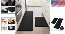 Load image into Gallery viewer, Durable Non-Slip Kitchen Mat Set - Cushioned Anti-Fatigue, 17.3"×30"+17.3"×47"
