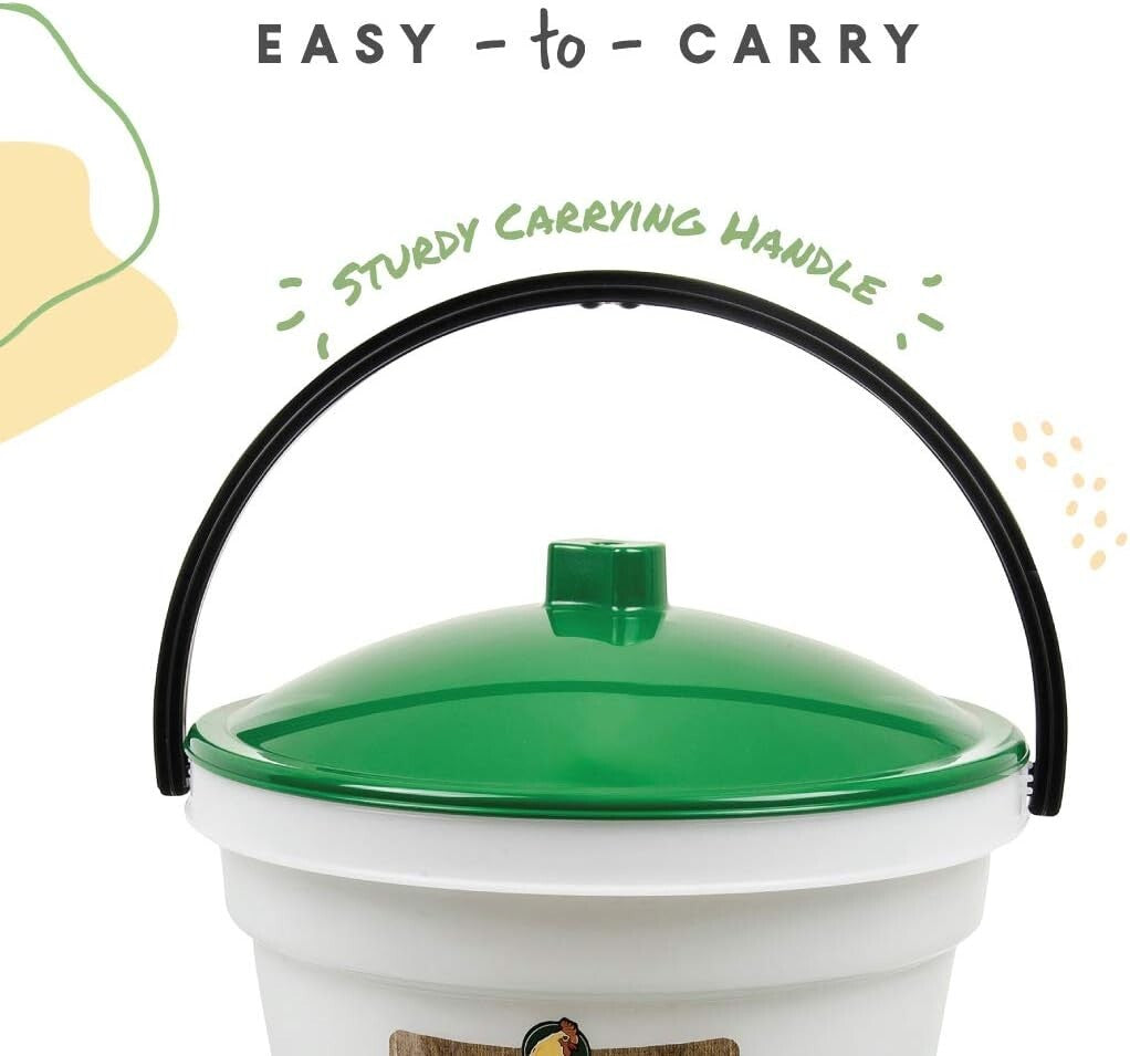 Easy-Fill Poultry Drinker - 6.25 Gallon BPA-Free with Convenient Carrying Handle