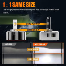 Load image into Gallery viewer, Transform Your Drive with D5S LED Bulbs: 38000 Lumens for Ultimate Visibility