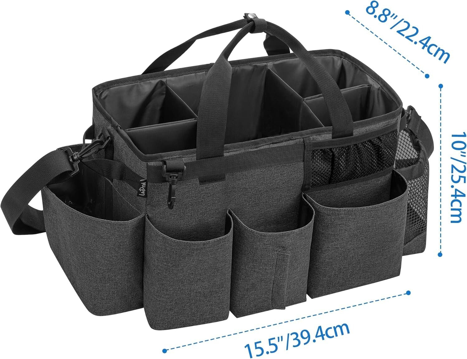Ergonomic Wearable Cleaning Organizer with Adjustable Strap and Multiple Pockets