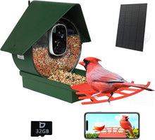 Load image into Gallery viewer, 1080P HD Bird Feeder Camera with Motion Detection - Perfect Gift for Bird Lovers