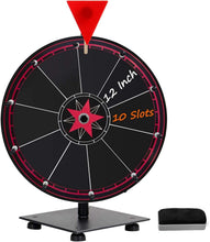 Load image into Gallery viewer, Heavy-Duty Prize Wheel for Events - 12" Spinner with Dry Erase Functionality