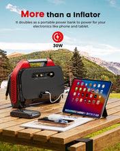 Load image into Gallery viewer, VORTEX Cordless Tire Inflator - 160 PSI Portable Air Compressor with LED Light