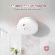 Load image into Gallery viewer, 12-Pack Photoelectric Smoke Detectors with Test Button - Battery Operated Safety