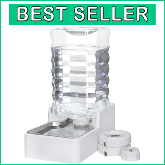 9L Automatic Pet Water Dispenser with Stainless Steel Bowl - BPA-Free & Hygienic