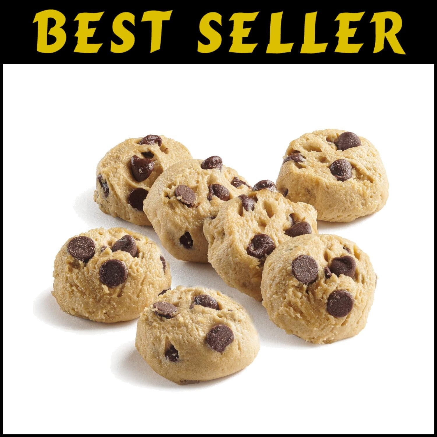 Time-Saving 64 Count Gluten-Free Chocolate Chip Cookie Dough Bites for Snacking