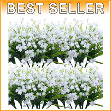 Load image into Gallery viewer, Realistic White Daffodil Faux Flowers, 20 Bundles for Wedding and Garden Decor
