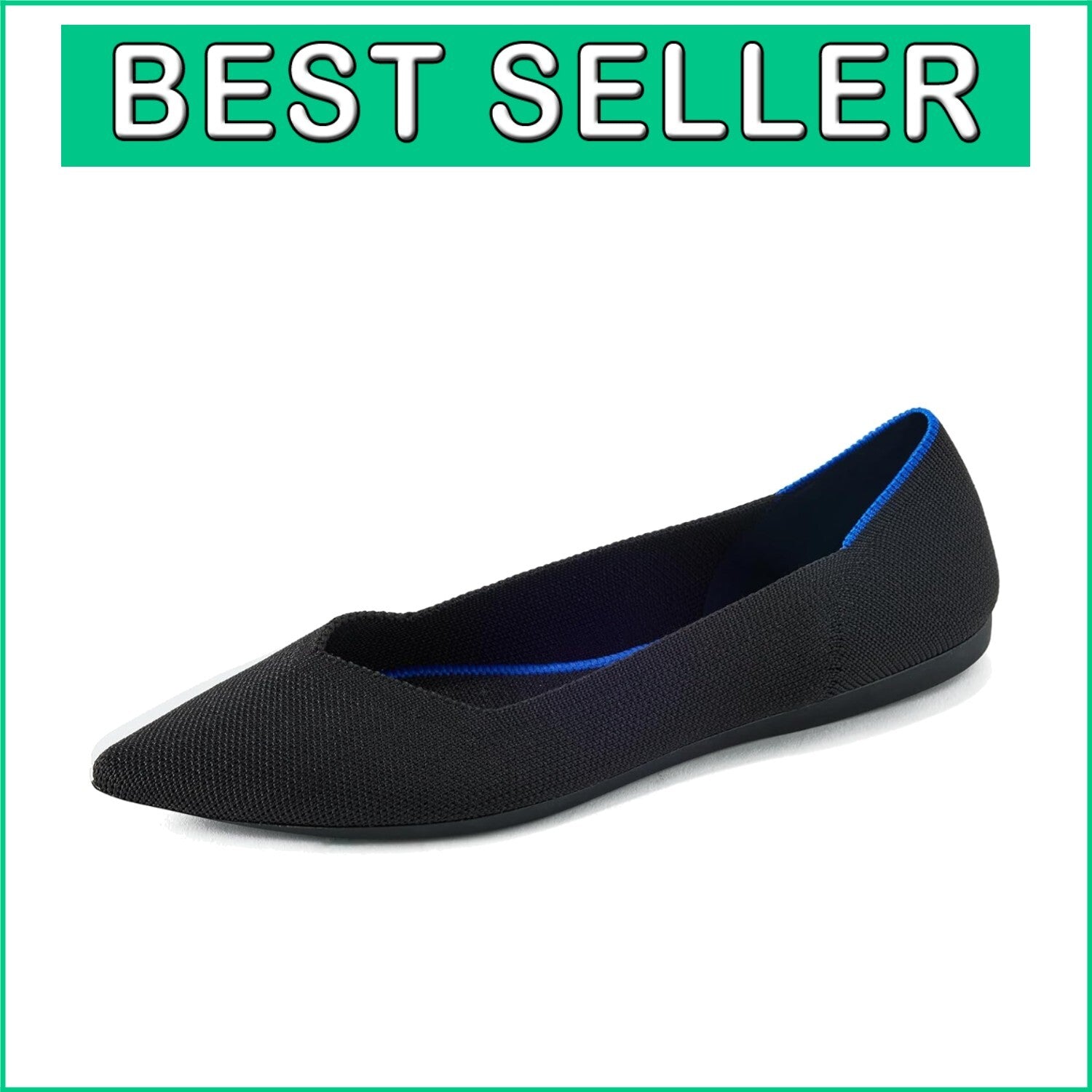 Pointed-Toe Eco Shoes for Women - Slip-On, Machine Washable, Versatile Style