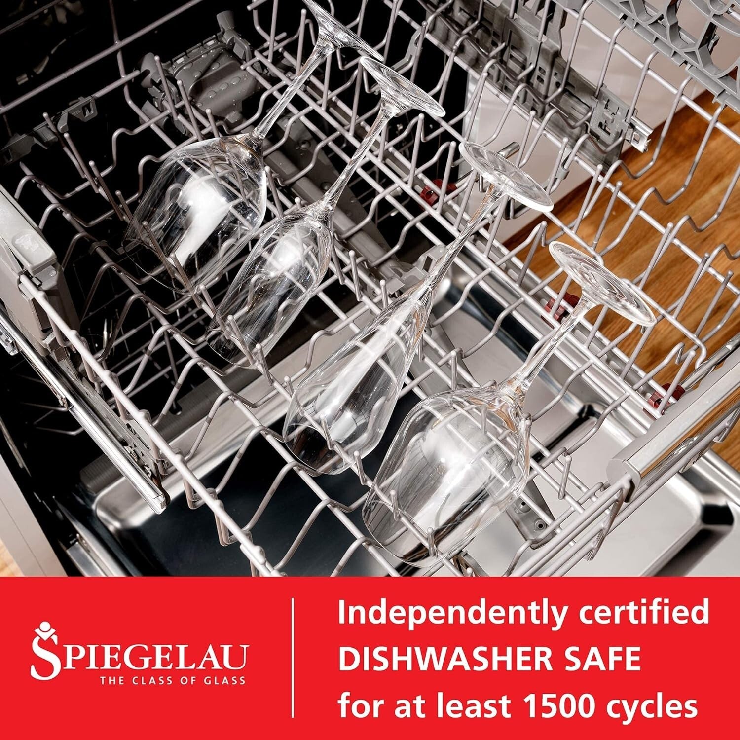 Dishwasher Safe Stylish Red Wine Glasses – 4 Count of Premium Crystal Elegance