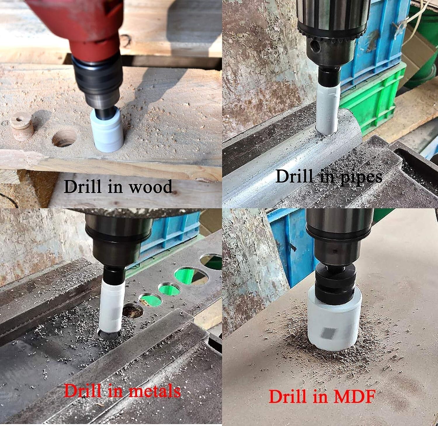 Durable 5-1/4" HSS Bi-Metal Hole Saw with Knock-Out Slots for Easy Core Removal
