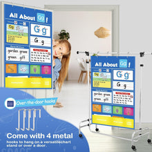 Load image into Gallery viewer, Interactive Alphabet Learning Pocket Chart with Write &amp; Wipe Surface for Kids