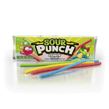 Load image into Gallery viewer, Vibrant Rainbow Fruit Flavor Straws - Chewy Sweet &amp; Sour Pack (4.5oz, 24 Count)