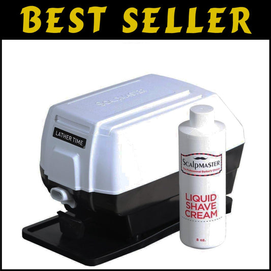 Compact Hot Machine for Shaving with Extra Large Soap Capacity - 30W Power