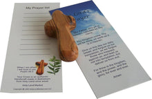 Load image into Gallery viewer, 100 Olive Wood Crosses 2.5'' - Jerusalem Crucifix with Prayer Card &amp; Certificate