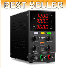 Load image into Gallery viewer, Lightweight 120V 3A DC Power Supply with Enhanced Safety &amp; Intelligent Charging