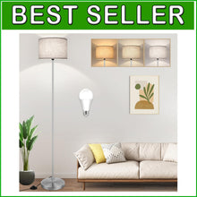 Load image into Gallery viewer, Elegant 65-Inch Floor Lamp with Easy-Control Foot Switch &amp; Adjustable Lighting