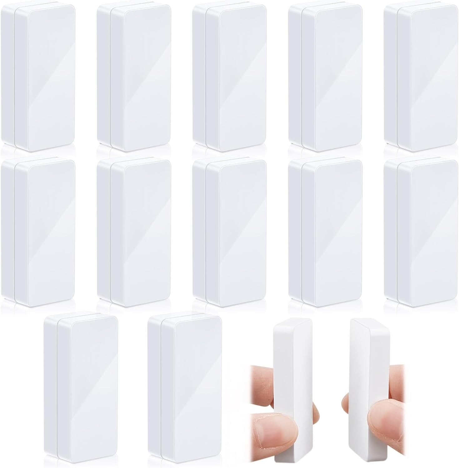 Elegant White Outdoor Curtain Weights - 24pcs, Wind-Resistant and Portable