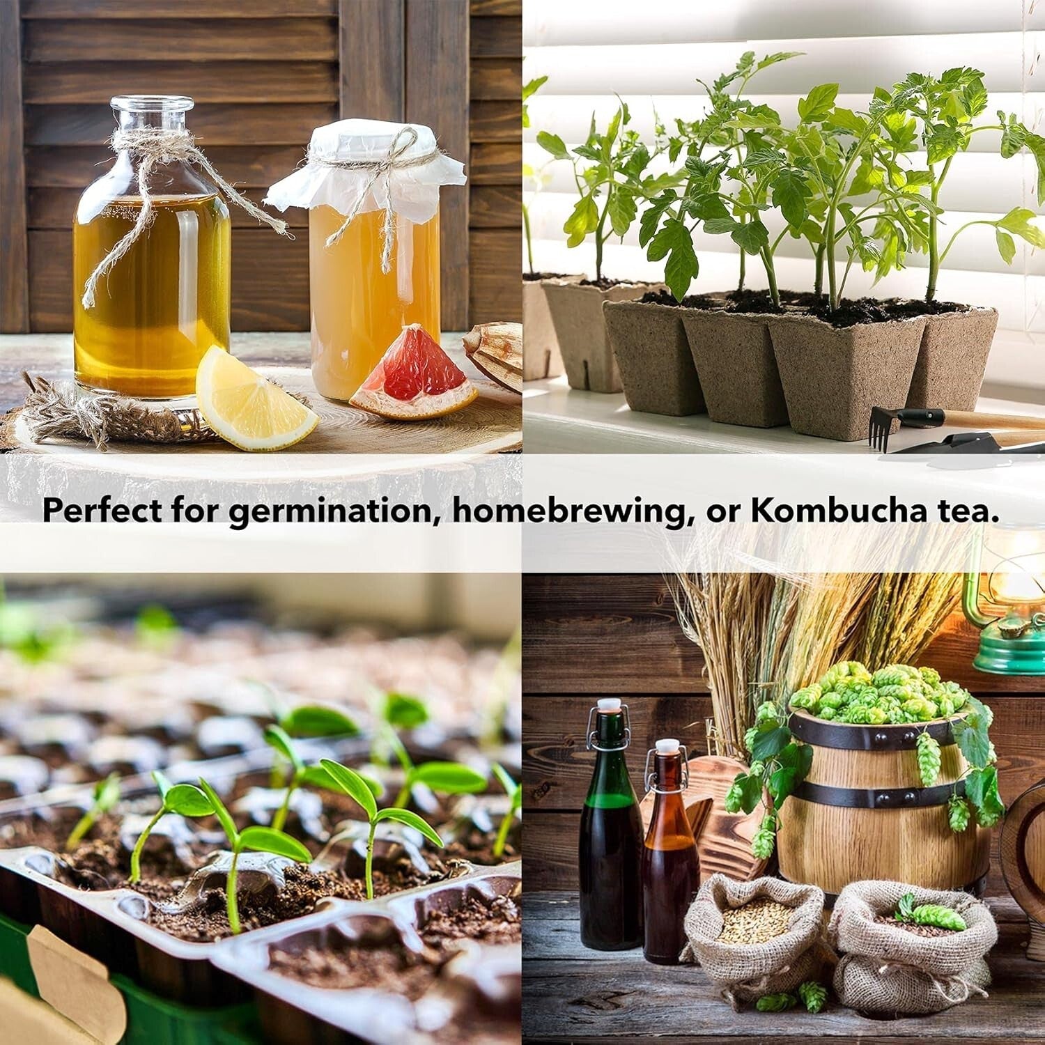 Durable Hydroponic Heating Pad - 20" x 20.75" 2 Pack, Safe for Seed Germination