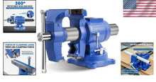 Load image into Gallery viewer, Compact 5-Inch Bench Vise with Sturdy Anvil – Perfect for Industrial and DIY Use