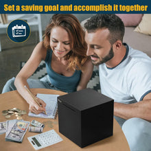 Load image into Gallery viewer, Novelty Black Stainless Steel Piggy Bank - Perfect for Long-Term Saving Goals