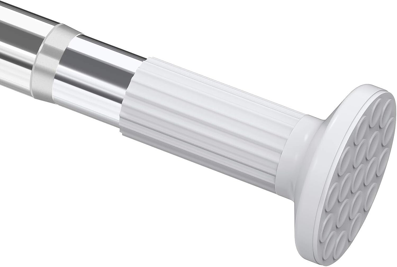 Durable Stainless Steel Tension Curtain Rod - 51-126 inch, No Drill Installation