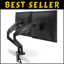 Load image into Gallery viewer, Alloy Steel Dual Monitor Mount with 360° Flexibility - Fits 14" to 35" Displays