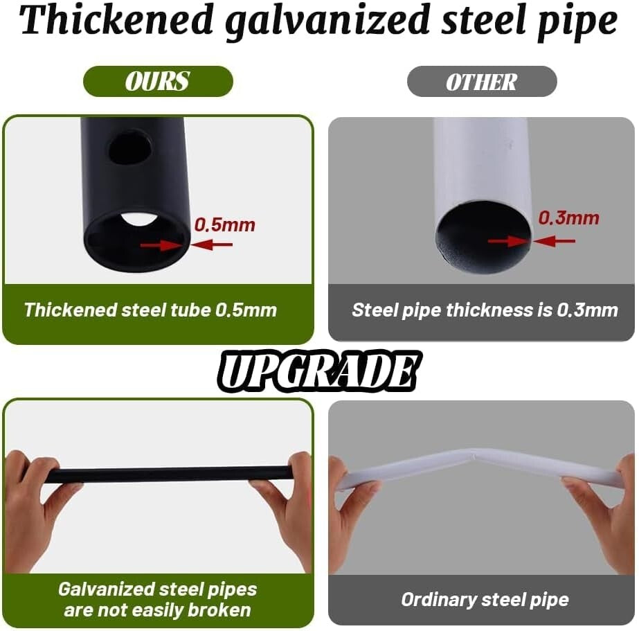 Sturdy 7.9Ft Metal Garden Trellis Arch - Ideal for Climbing Plants & Decorations