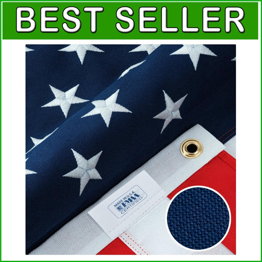 FMAA Certified 3x5 Heavy Duty American Flag - Designed for Extreme Weather