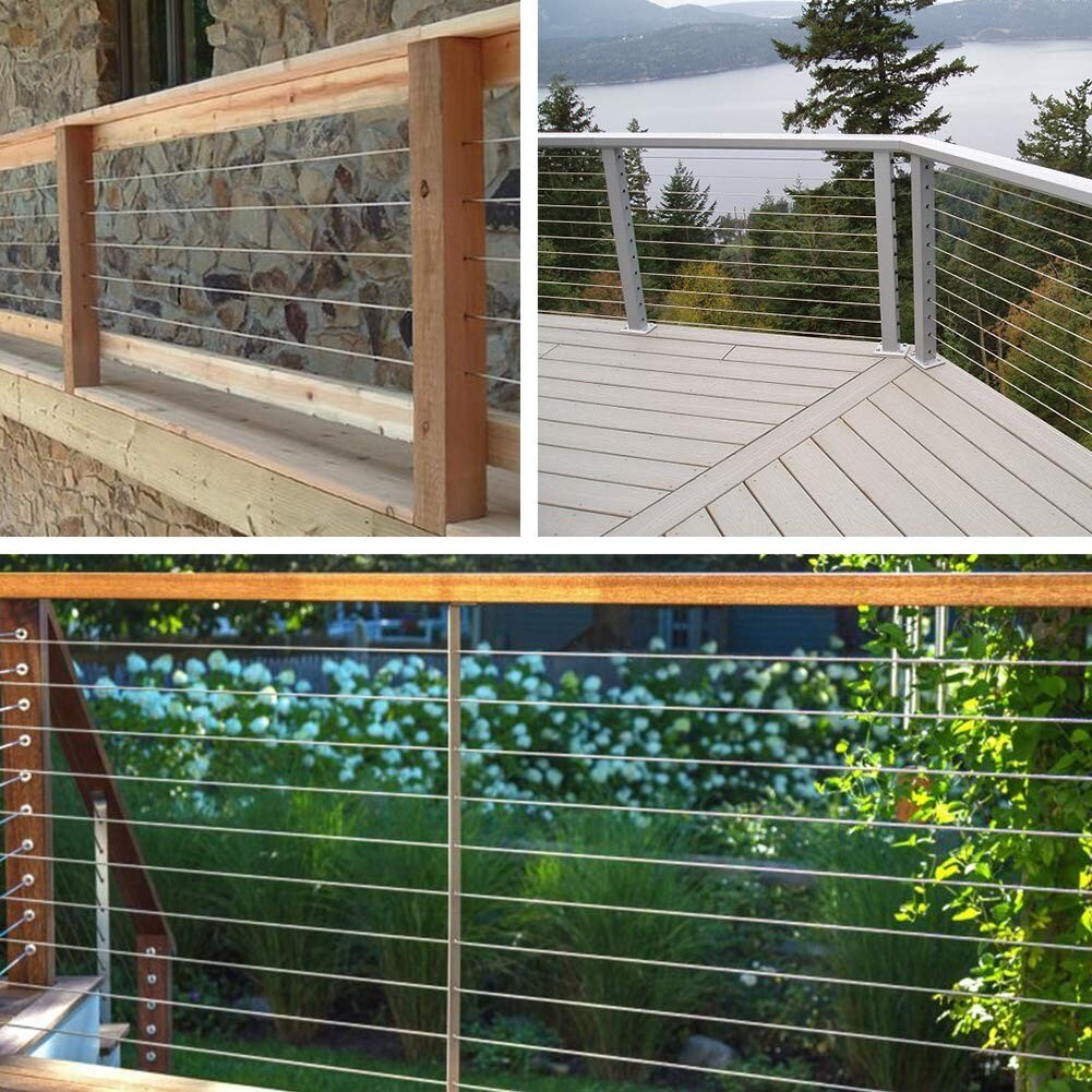 Heavy-Duty 1/8" Stainless Steel Cable - 1000FT for Durable Railing Solutions