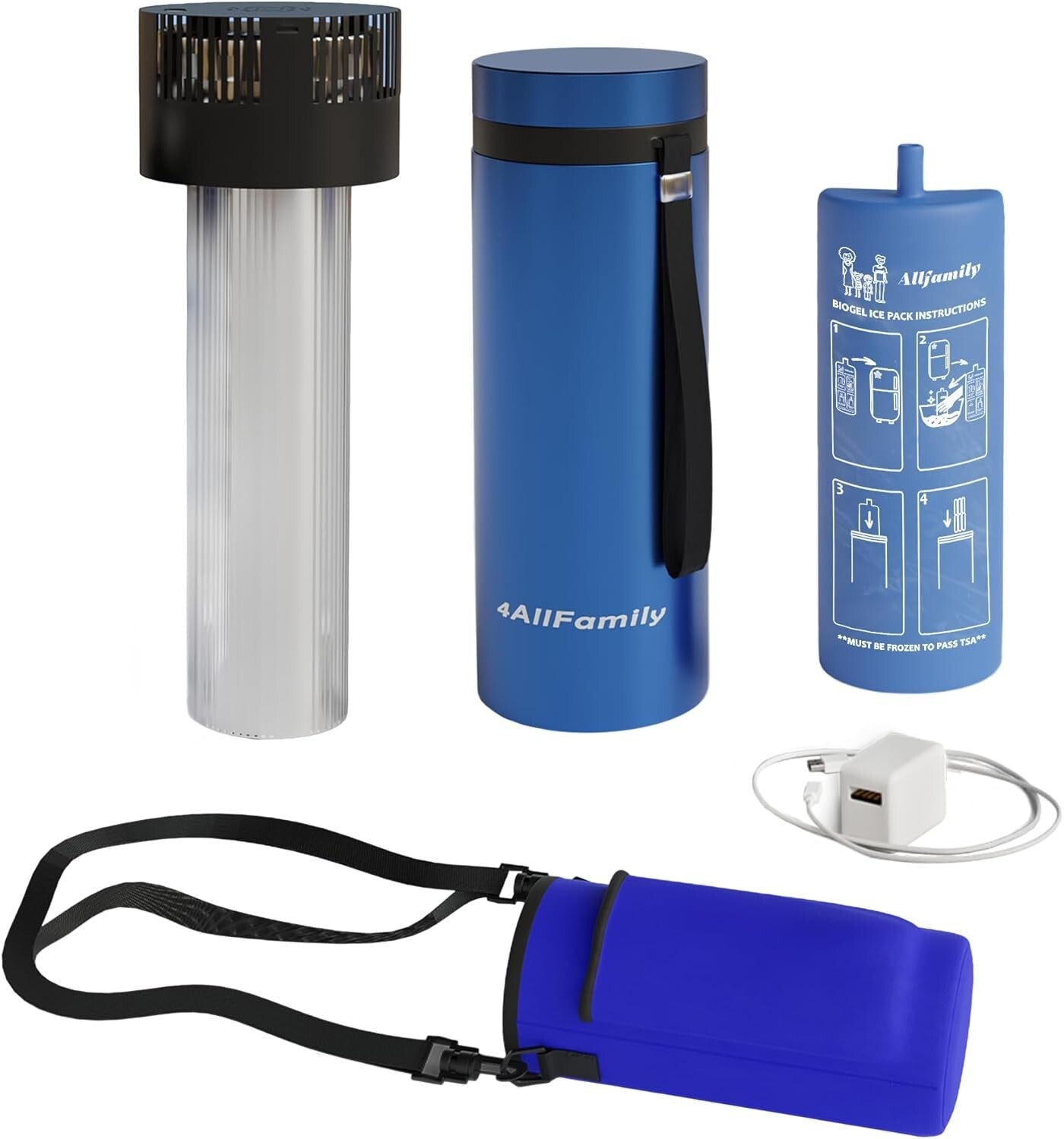 Portable Diabetes Cooler Case with USB Charger - Keep Medications Safely Stored