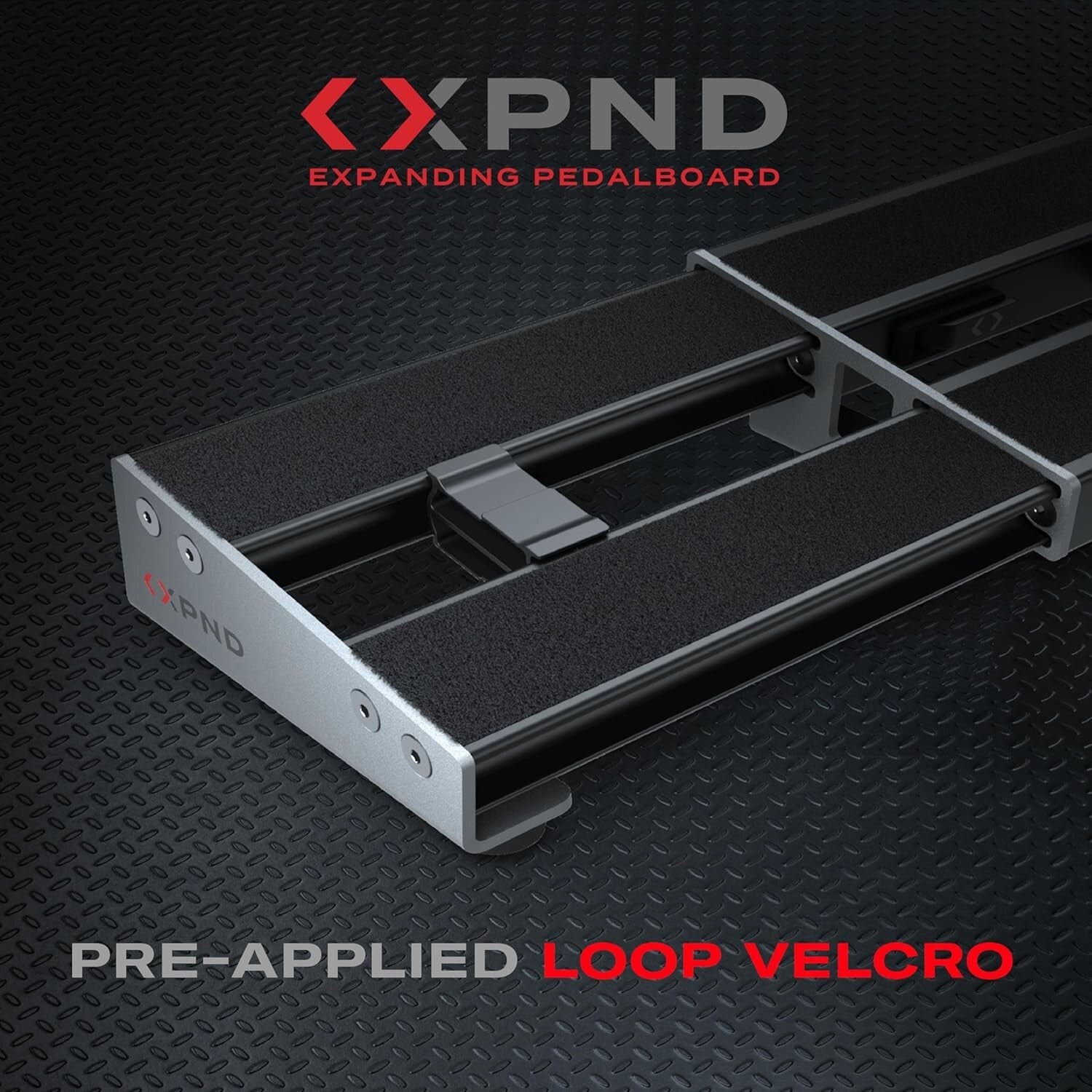 Innovative Lightweight Aluminum XPND Large Pedalboard with Cable Management