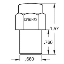Load image into Gallery viewer, Set of 20 Cragar Style Chrome Lug Nuts - 1/2"-20 Thread Size for Secure Fit