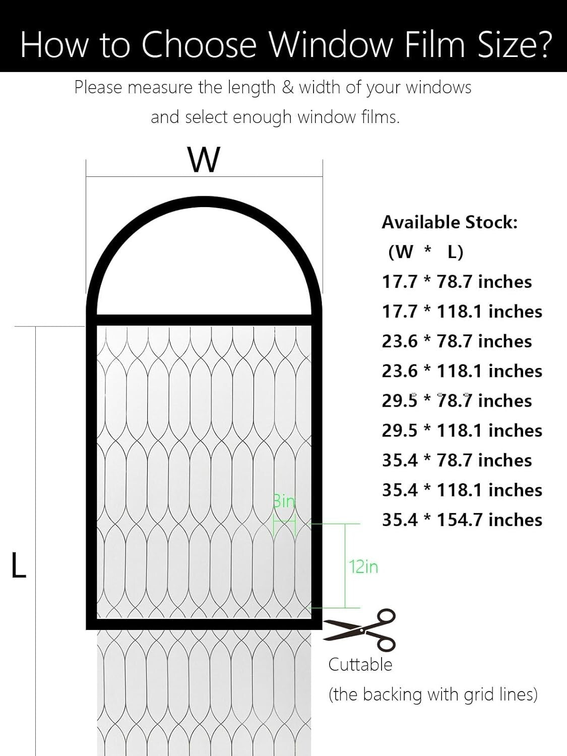 Dynamic Static Cling Window Film with Moroccan Design - Easy Install Solution