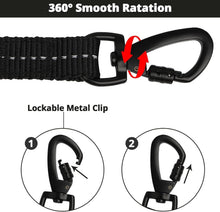 Load image into Gallery viewer, Reflective Long Dog Leash 100 FT - Bungee Safety &amp; Comfort Padded Handle
