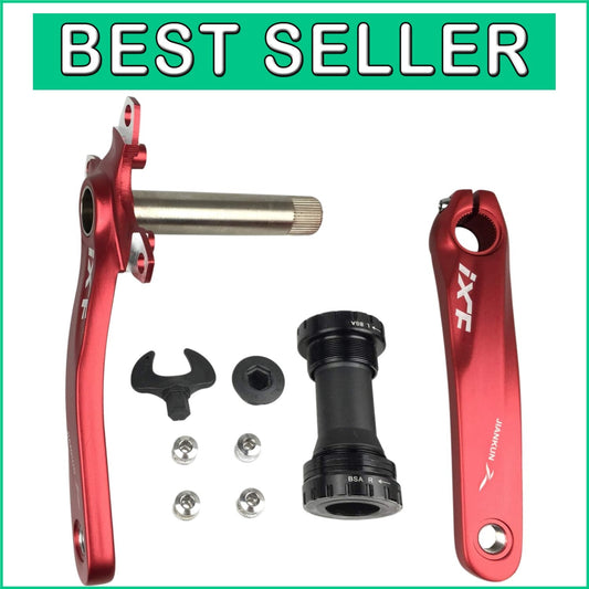 Aluminum Alloy 170mm Crank Set for Mountain & Road Bikes - Incl. Bolts & Bracket
