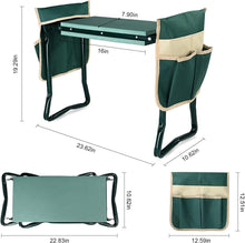 Load image into Gallery viewer, Thickened Garden Kneeler and Seat - Heavy Duty, Portable Gardening Stool