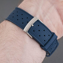 Load image into Gallery viewer, Versatile 19mm FKM Rubber Watch Strap with Stainless Steel Clasp – Quick Release