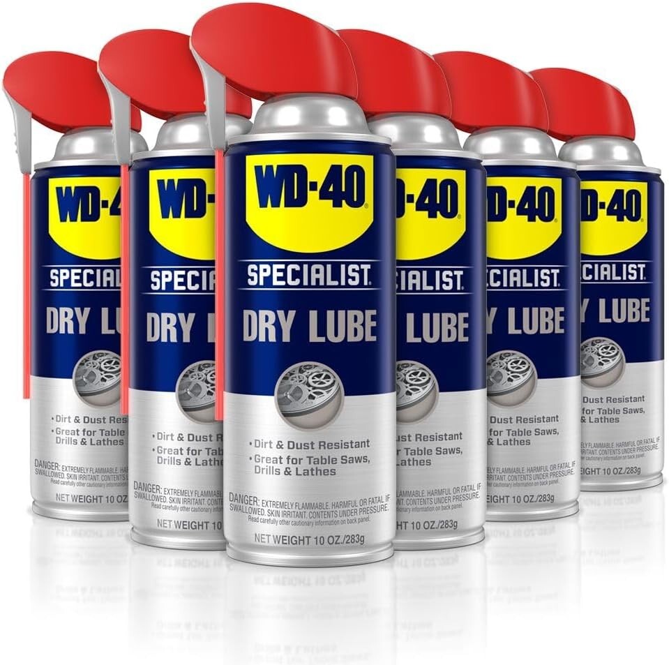 Industrial Strength PTFE Dry Lube - 10 Oz. Corrosion Protection for Tools & More
