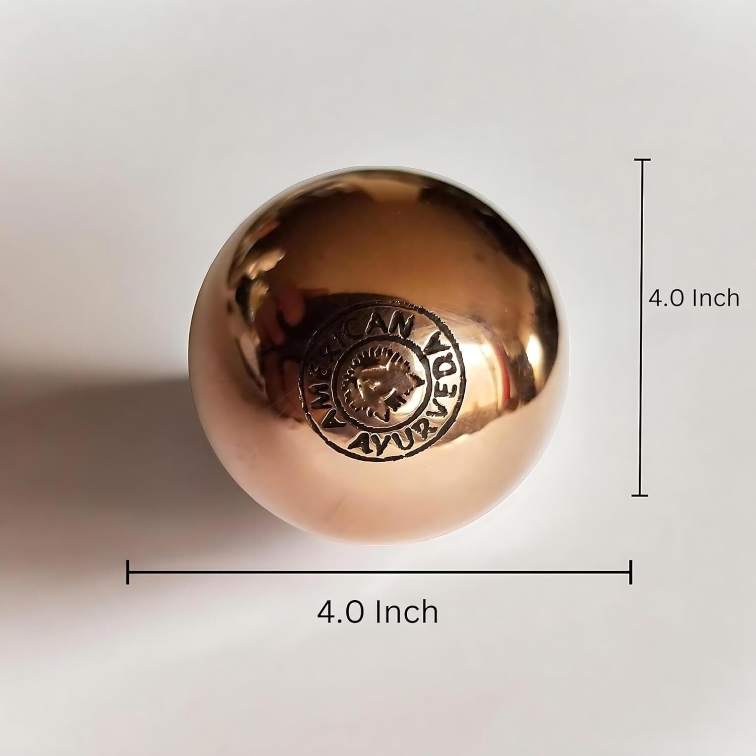 Handmade 10.75 lb Copper Healing Sphere - Perfect for Meditation & Energy Work