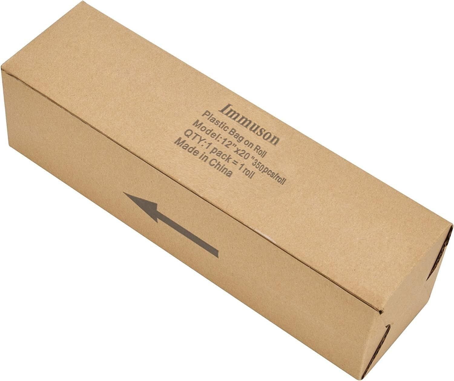 Durable 12x20 Clear Food Storage Bags – 1400 Bags on 4 Rolls for Freshness