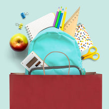Load image into Gallery viewer, Elegant Red Kraft Gift Bags - 50 Pack, 16x6x12, Perfect for Parties &amp; Retail