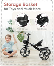 Load image into Gallery viewer, Triangular Design Kids Tricycle for Ages 2-5 - Lightweight &amp; Safe Gift
