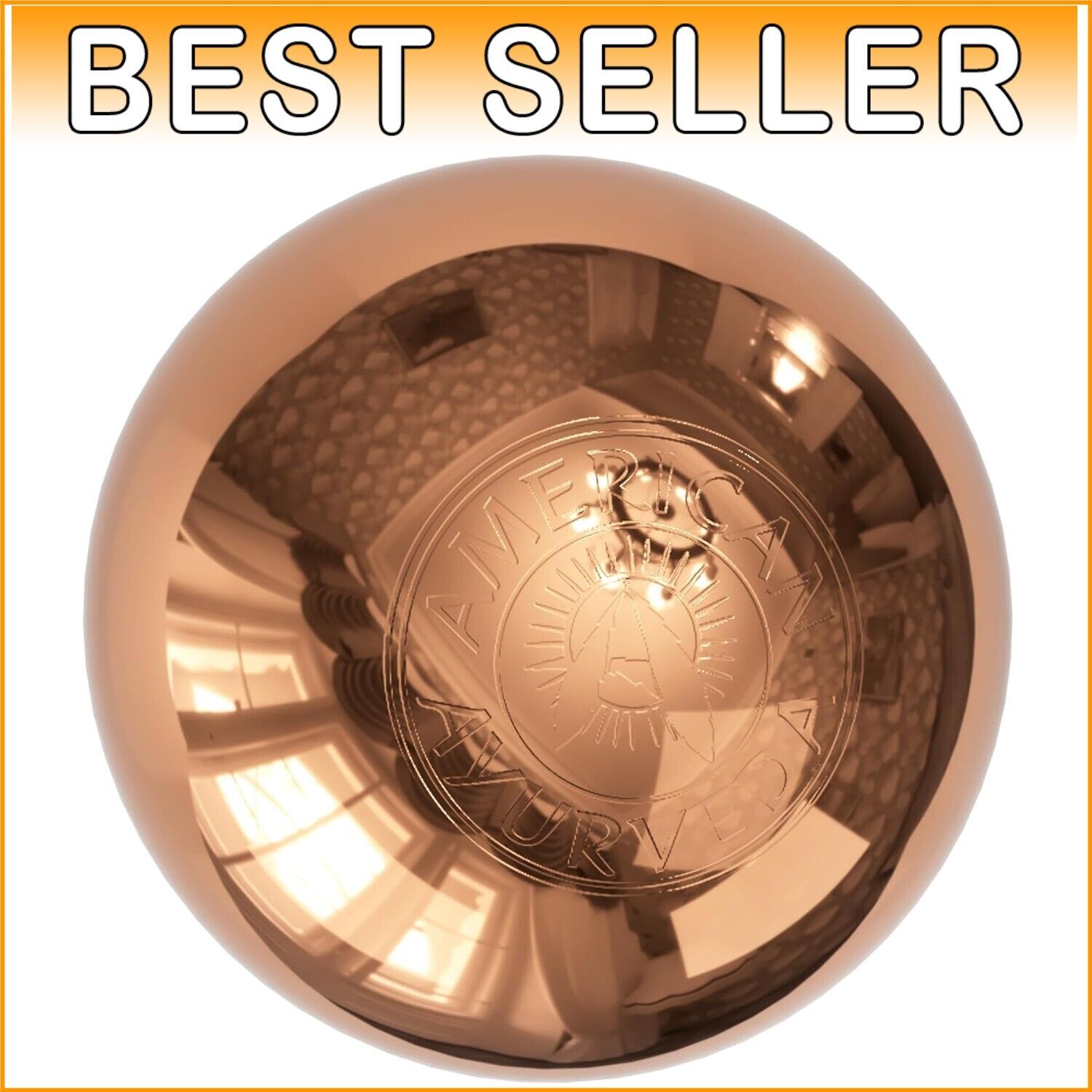 Handmade 10.75 lb Copper Healing Sphere - Perfect for Meditation & Energy Work