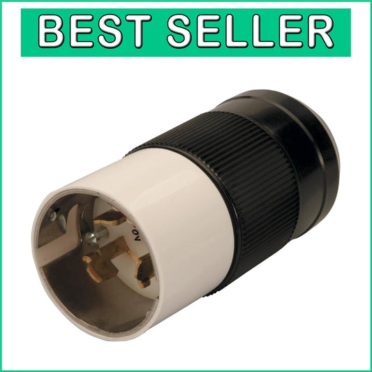 Durable 50-Amp Generator Power Connector - Ideal for 12,500 Watt Generators