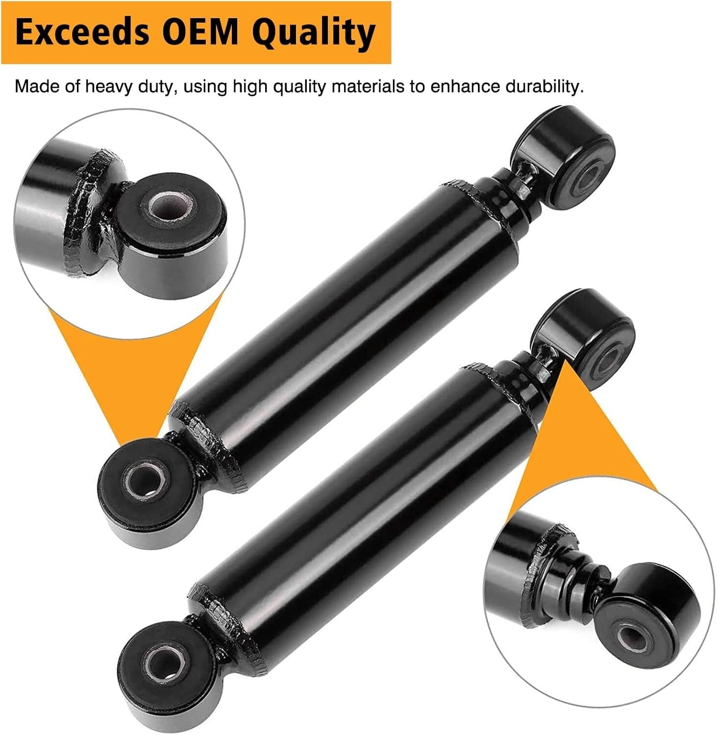 OEM Front Shock Absorbers for Club Car DS 1981-2011 & Precedent 2004-Up, 12 in