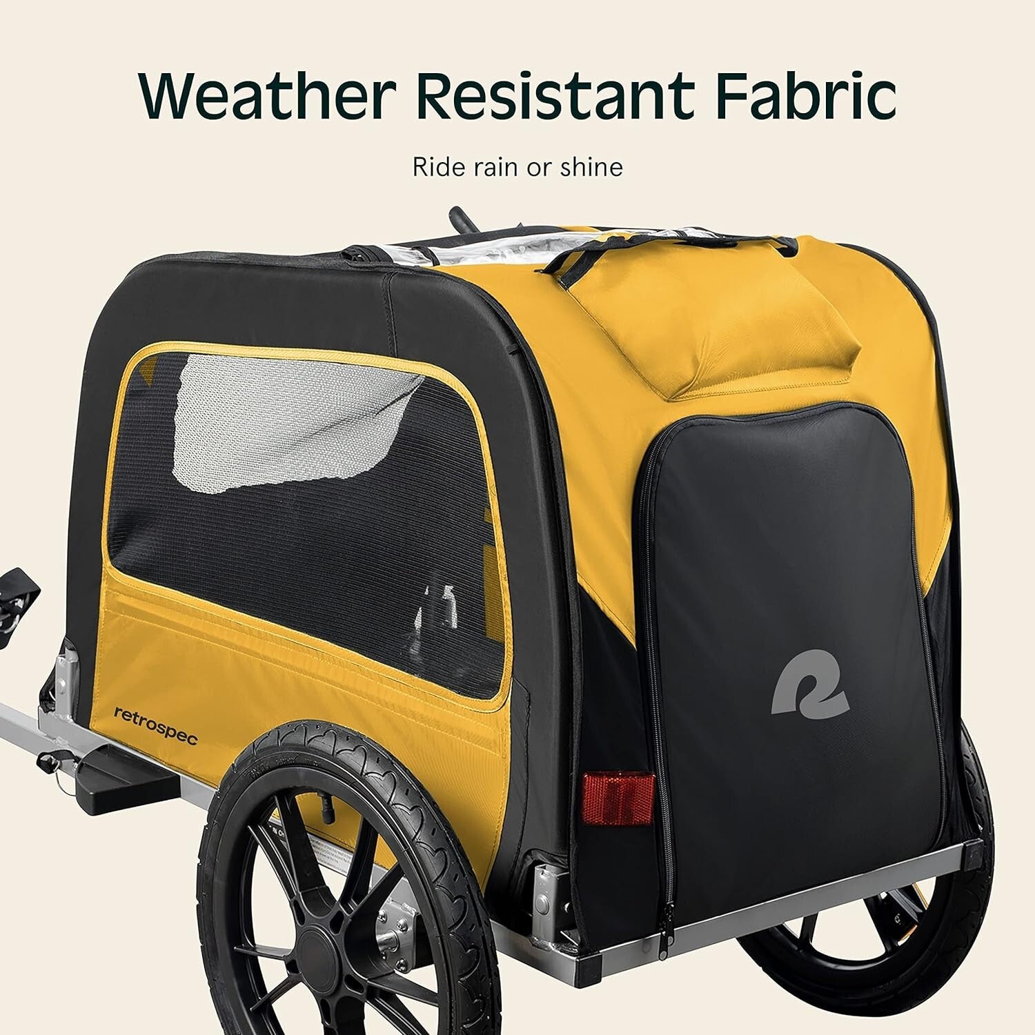 Compact Folding Pet Bike Trailer with Safety Features for Adventurous Pet Owners